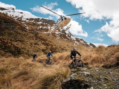 Mountain biking tracks in the south Island
