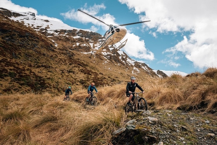 Mountain biking tracks in the south Island